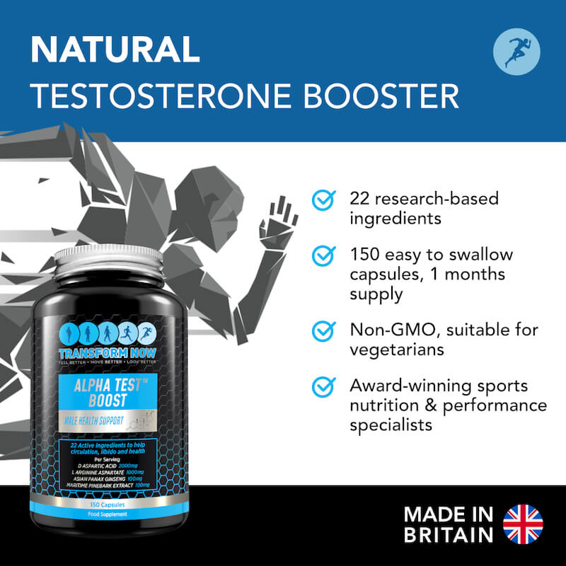 Testosterone Booster Alpha Test Boost Transformnow 6359